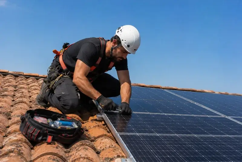 Maintenance et monitoring de panneaux solaires à Villeneuve-lès-Lavaur